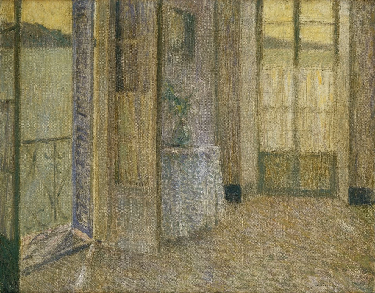 Henri Le Sidaner - 173, La stanza blu, Villefranche sur Mer